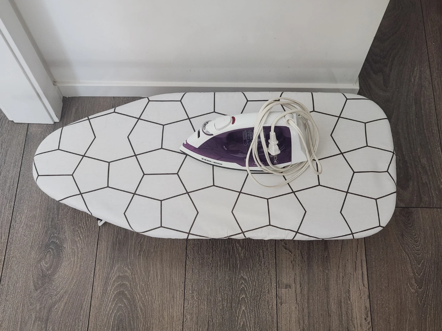 Ironing Board with Steam Iron