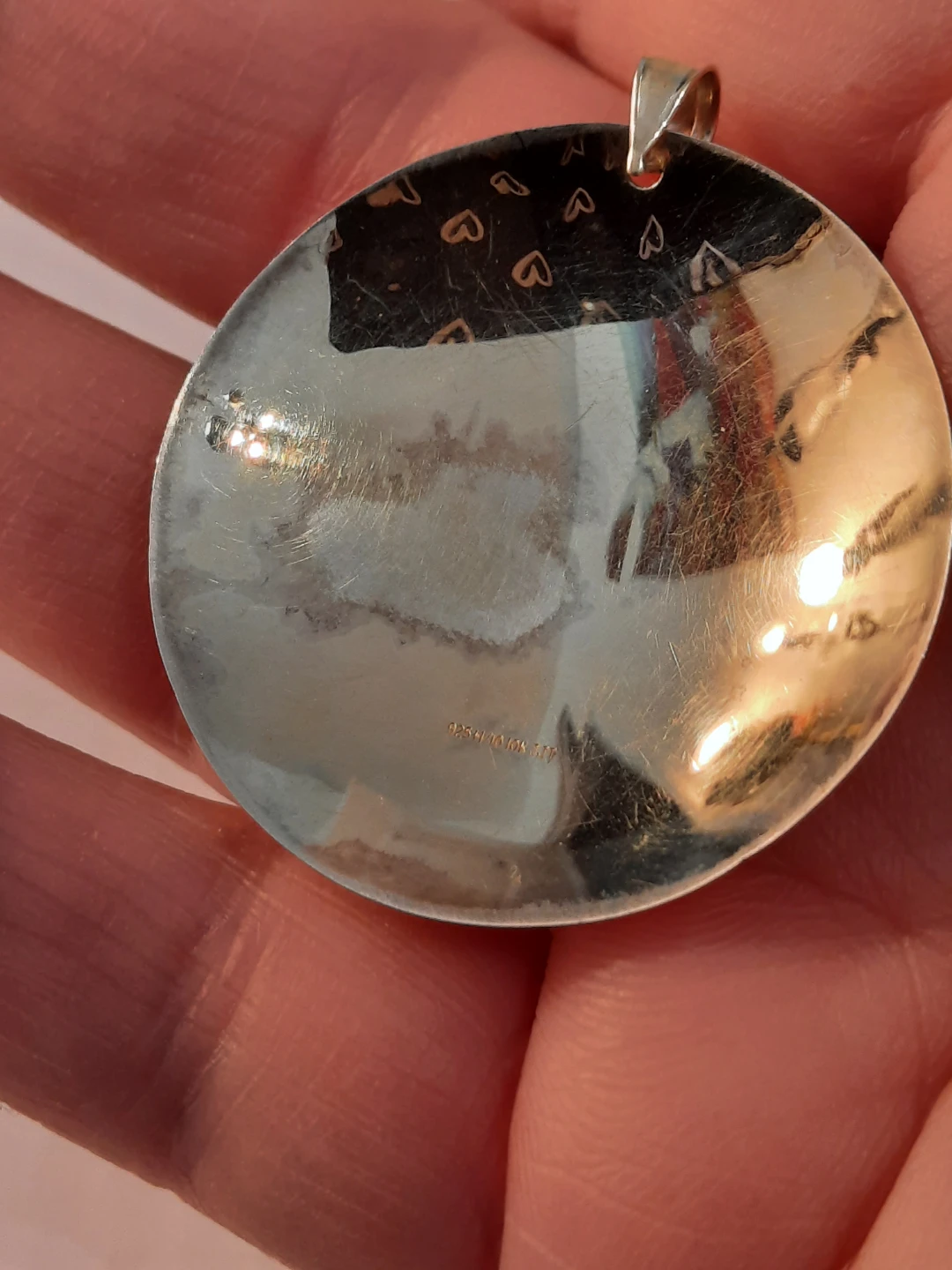 Gold  filled 10k over silver pendant great design - photo 5