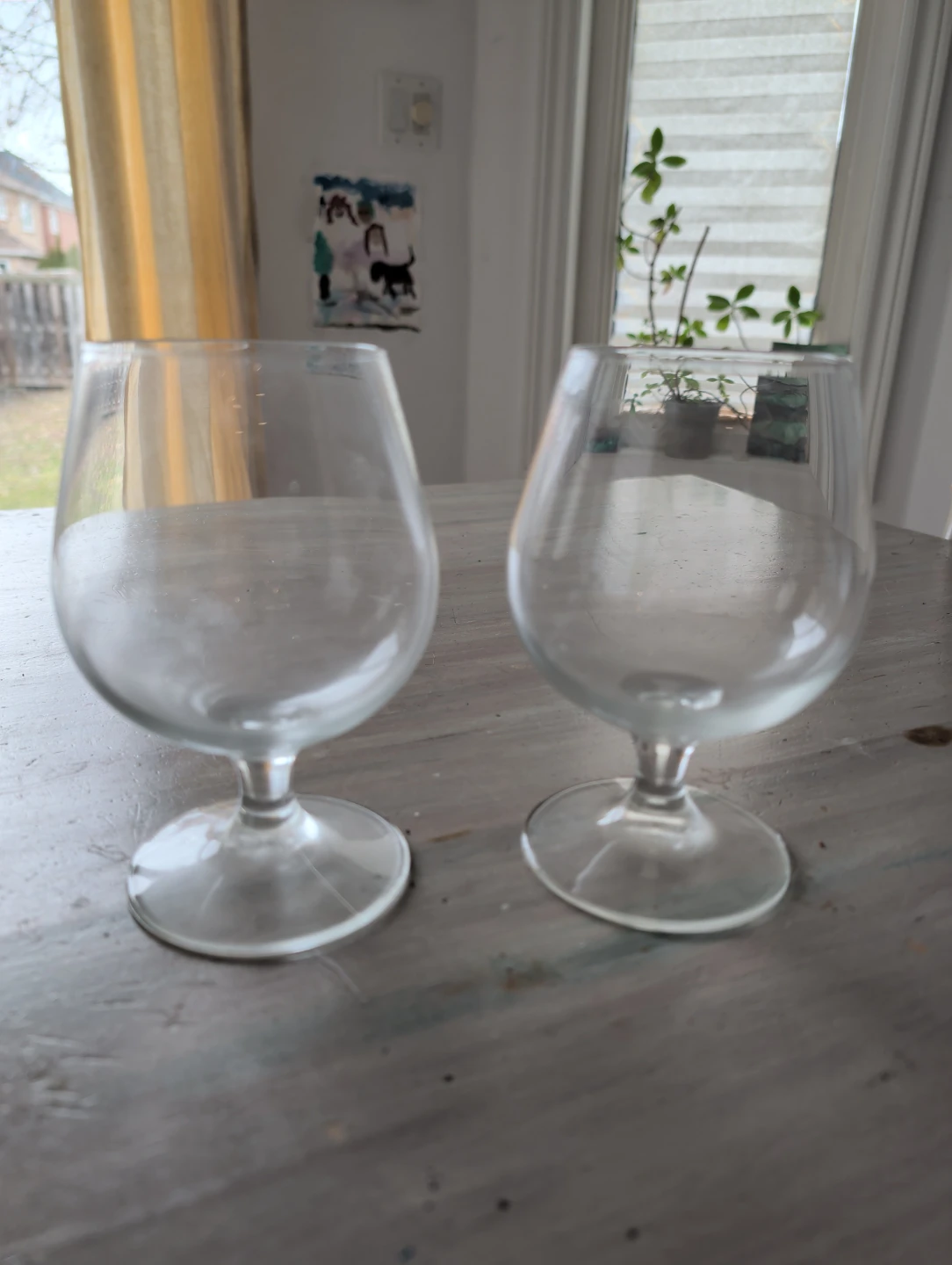 Set of 2 Brandy Snifter Glasses