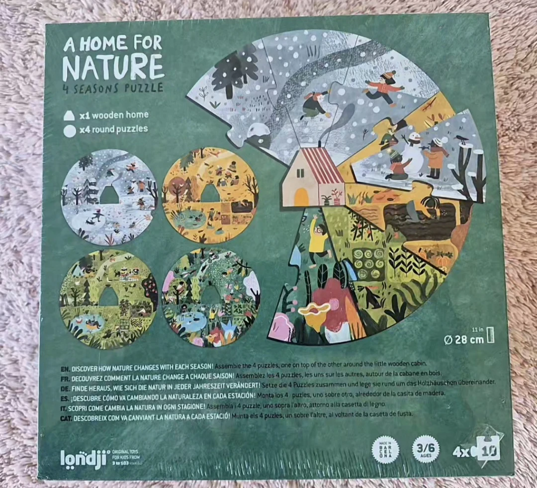 [NEW]  Londji A Home for Nature 4 Seasons Puzzle - photo 2