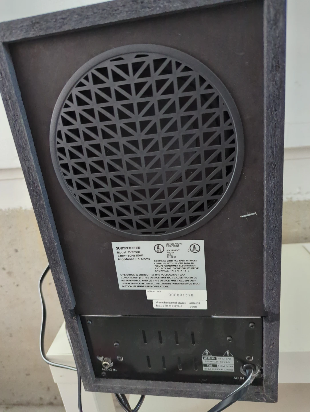 Philips Subwoofer Speaker