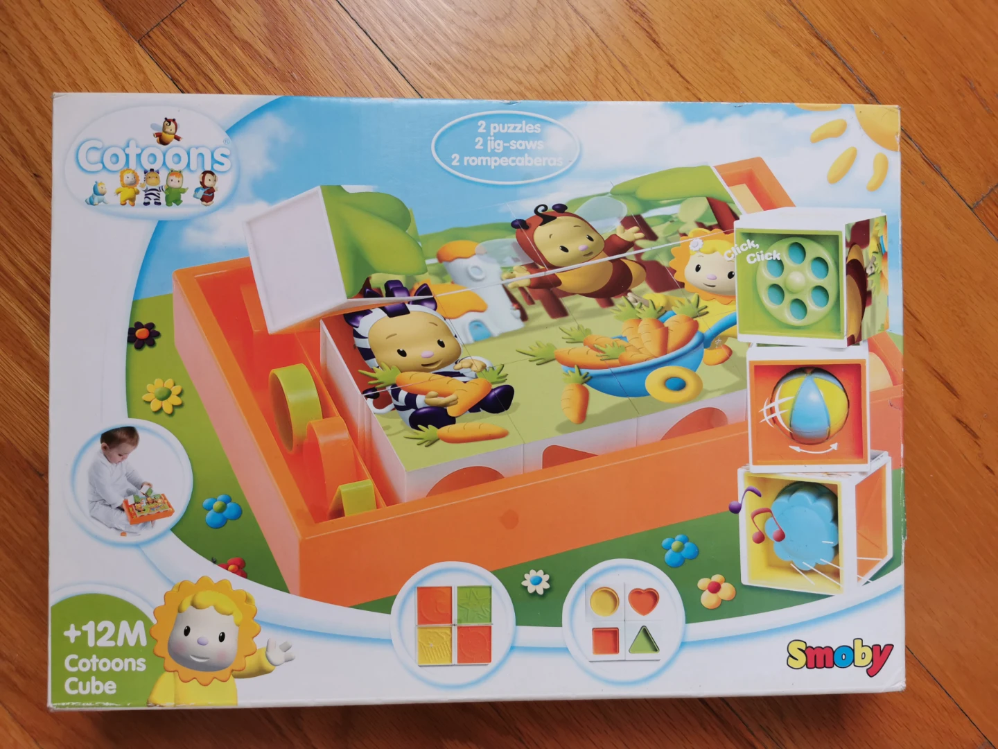 Smoby Cotoons Cube Toy +12 Months