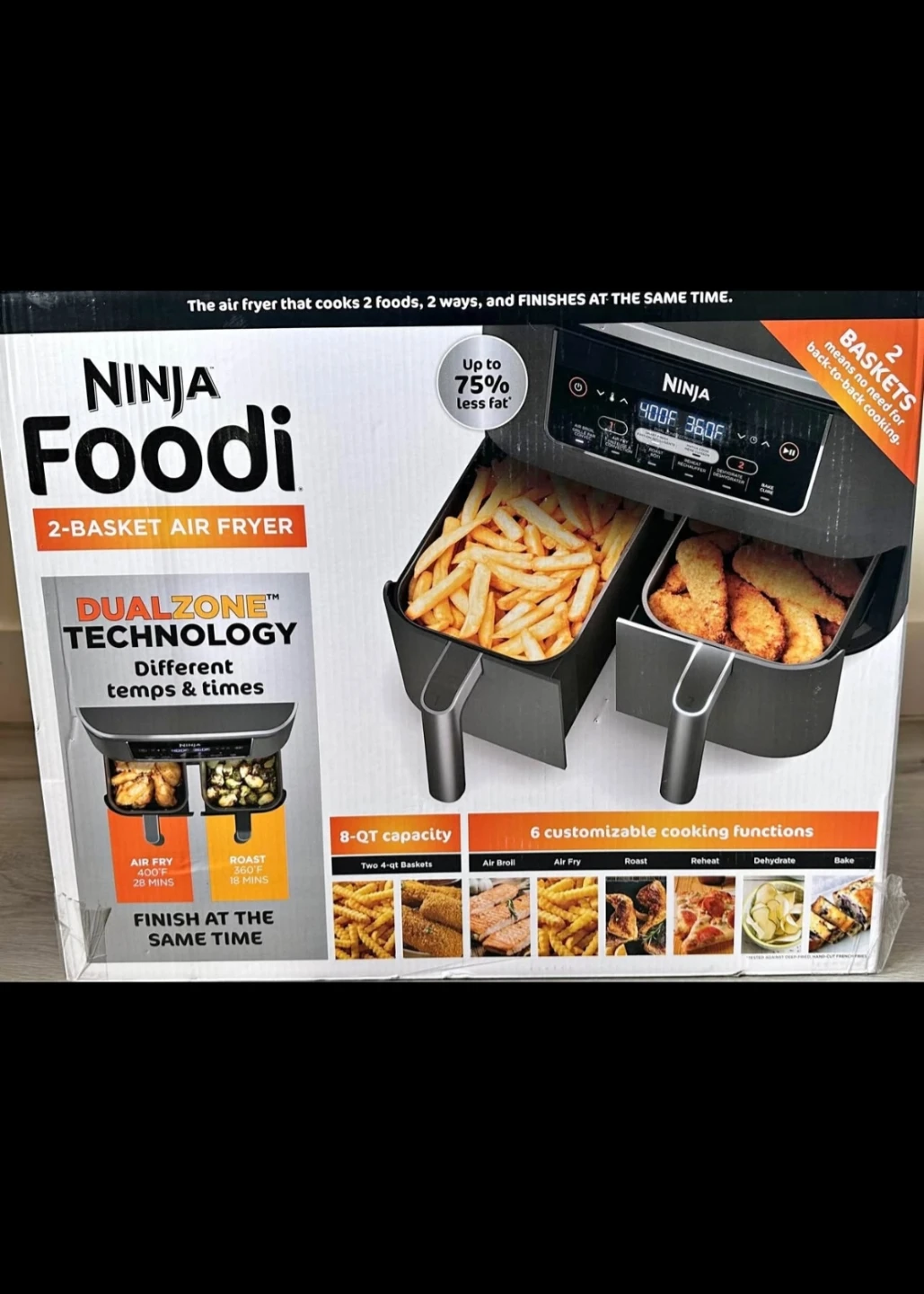 Ninja Foodi DualZone 2-Basket Air Fryer