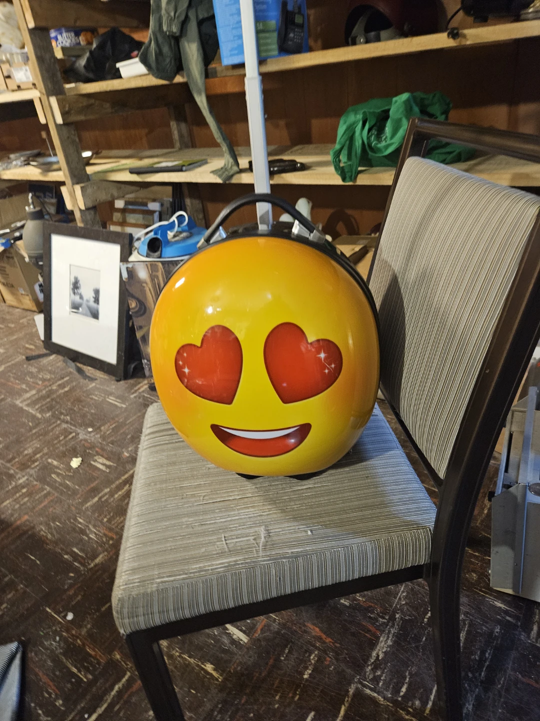 Yellow Emoji Helmet with Heart Eyes - photo 2