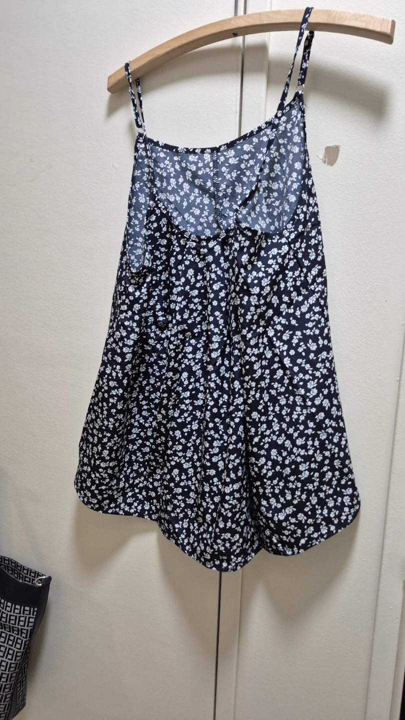 Women's Navy Floral Cami Top