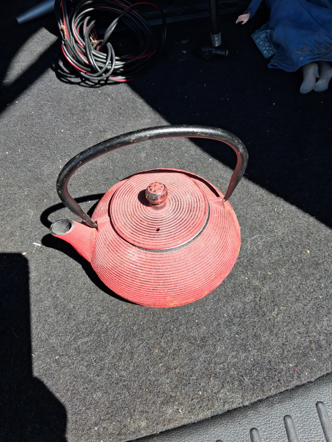 Tetera de hierro fundido
