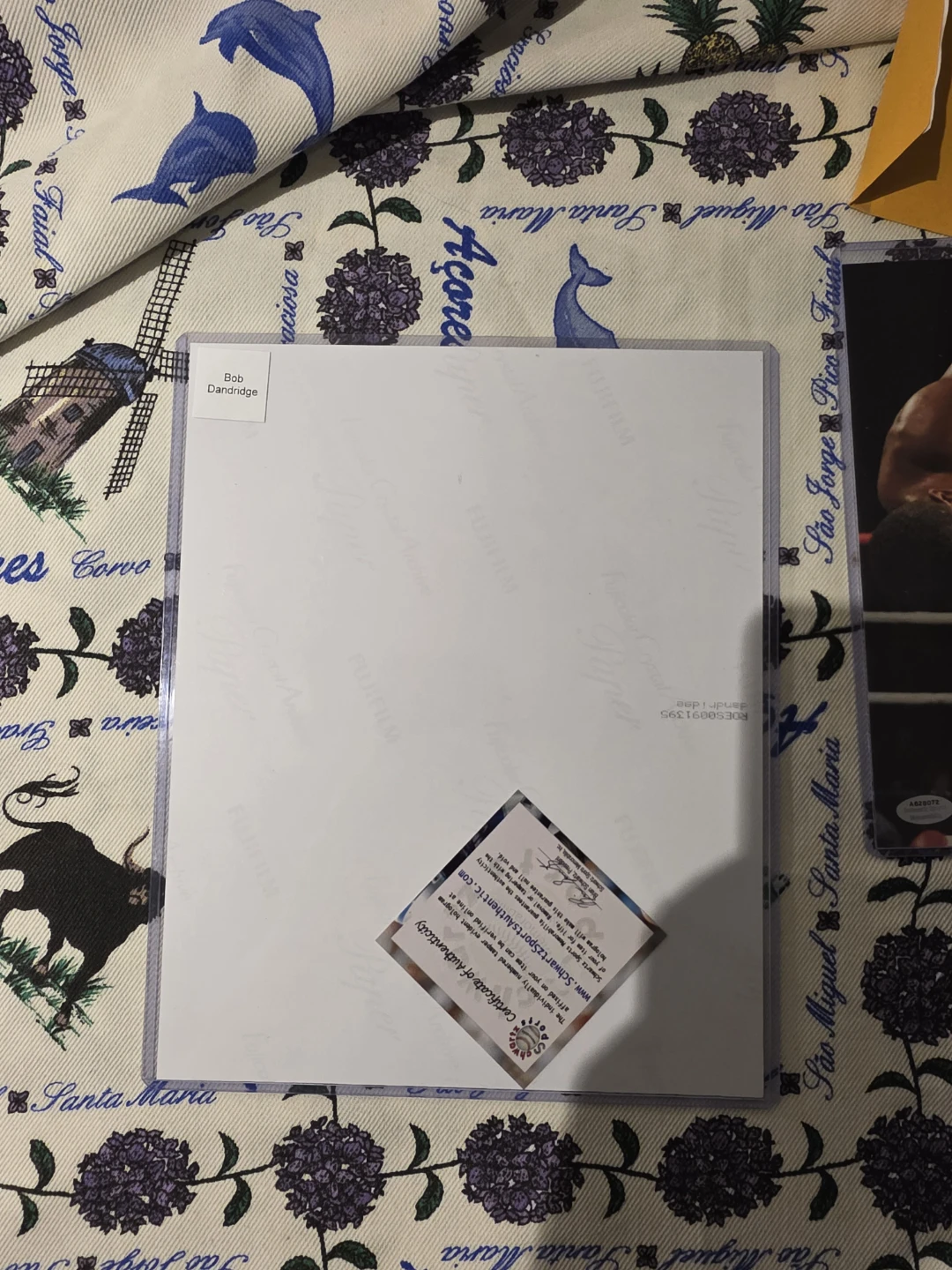 Autographed James Toney and Bob Dandridge Photos - photo 2