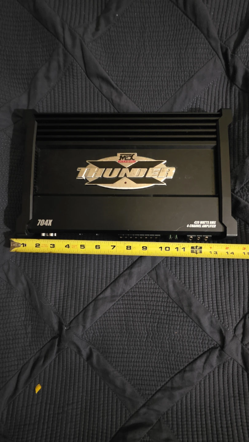MTX Audio Thunder 704X 4-Channel Amplifier - photo 3