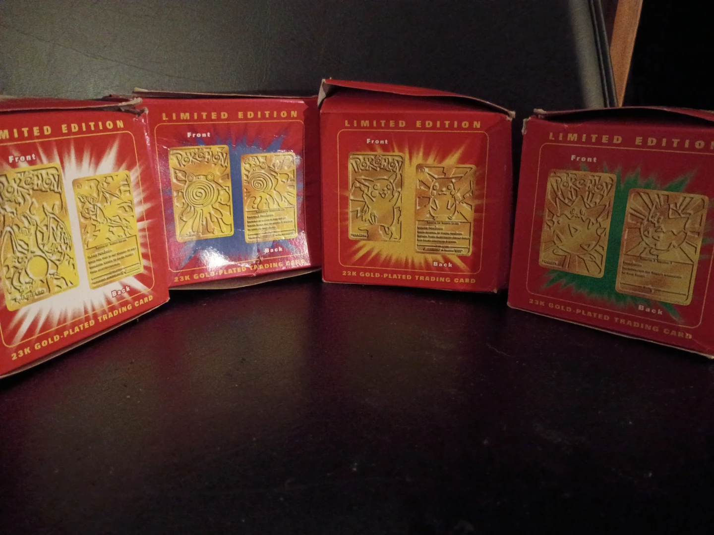 Pokemon 23K Gold-Plated Trading Cards - Limited Edition - photo 5