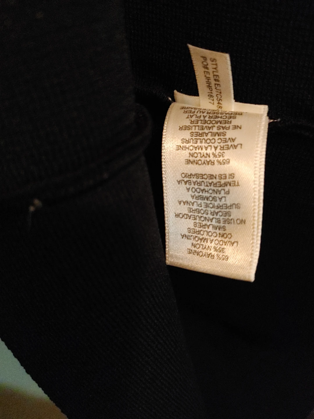 Eliza J Black V-Neck Dress XL - photo 4