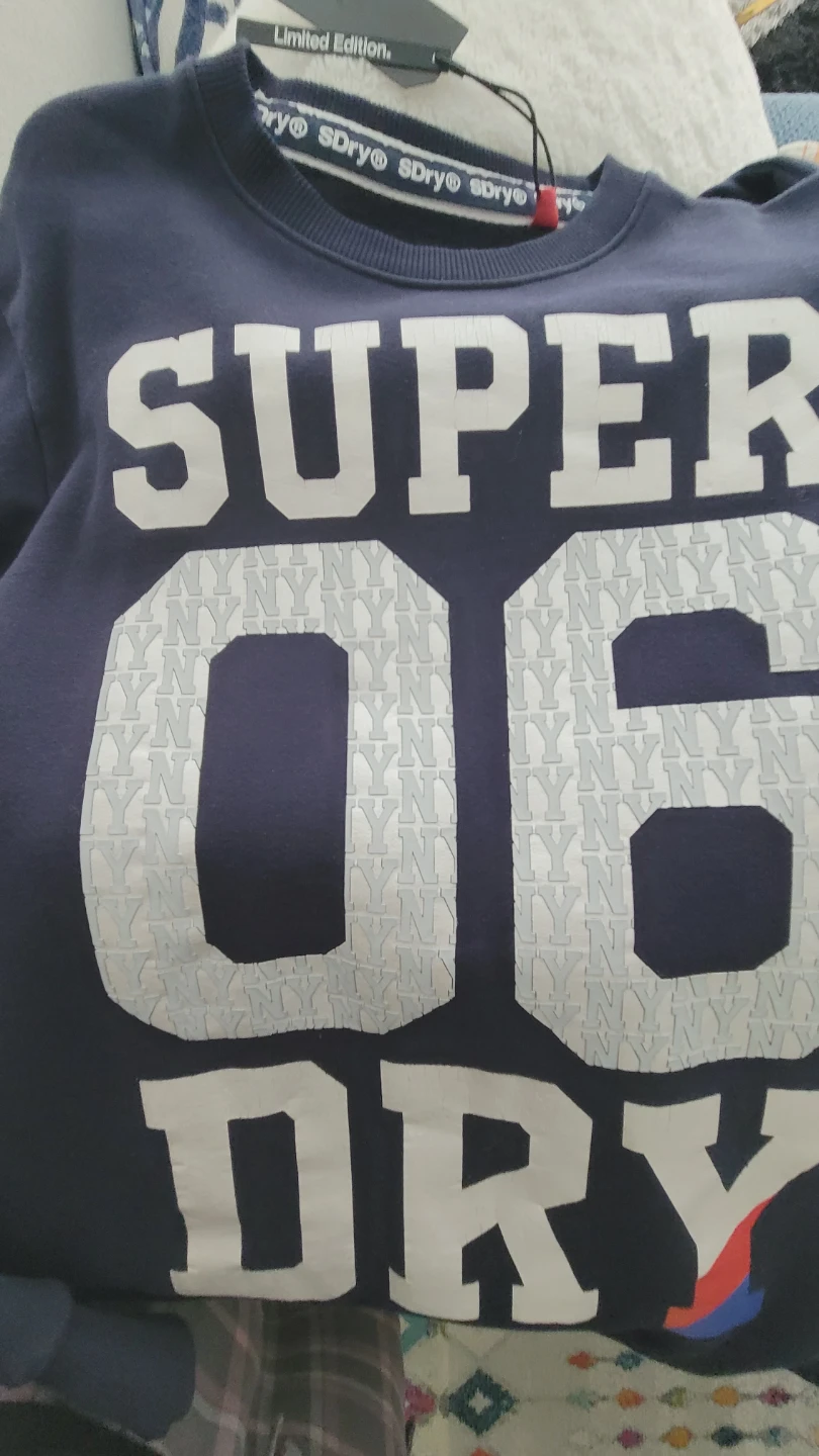 Superdry SDQB High Six Crew Neck Sweatshirt Navy M - photo 2