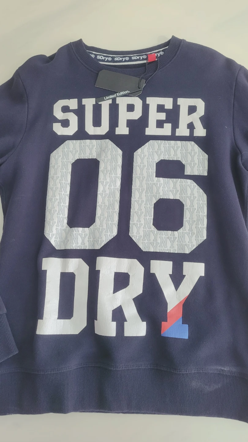 Superdry SDQB High Six Crew Neck Sweatshirt Navy M - photo 5
