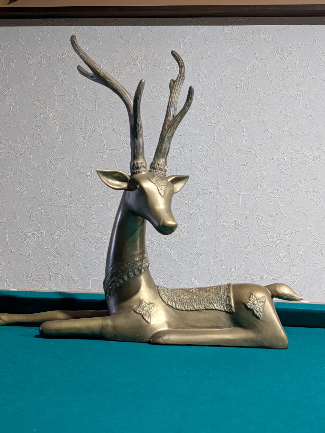 Vintage Brass  Deer Statue