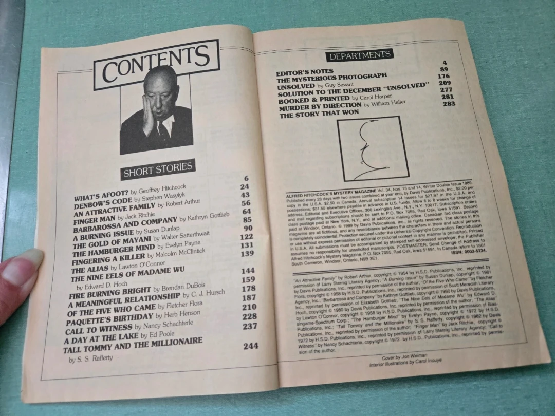 Alfred Hitchcock's Mystery Magazine - photo 3