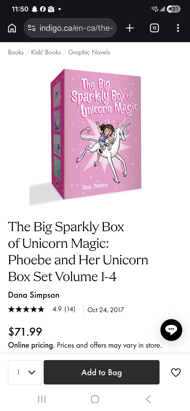 The Big Sparkly Box of Unicorn Magic by Dana Simpson Book Set - photo 4