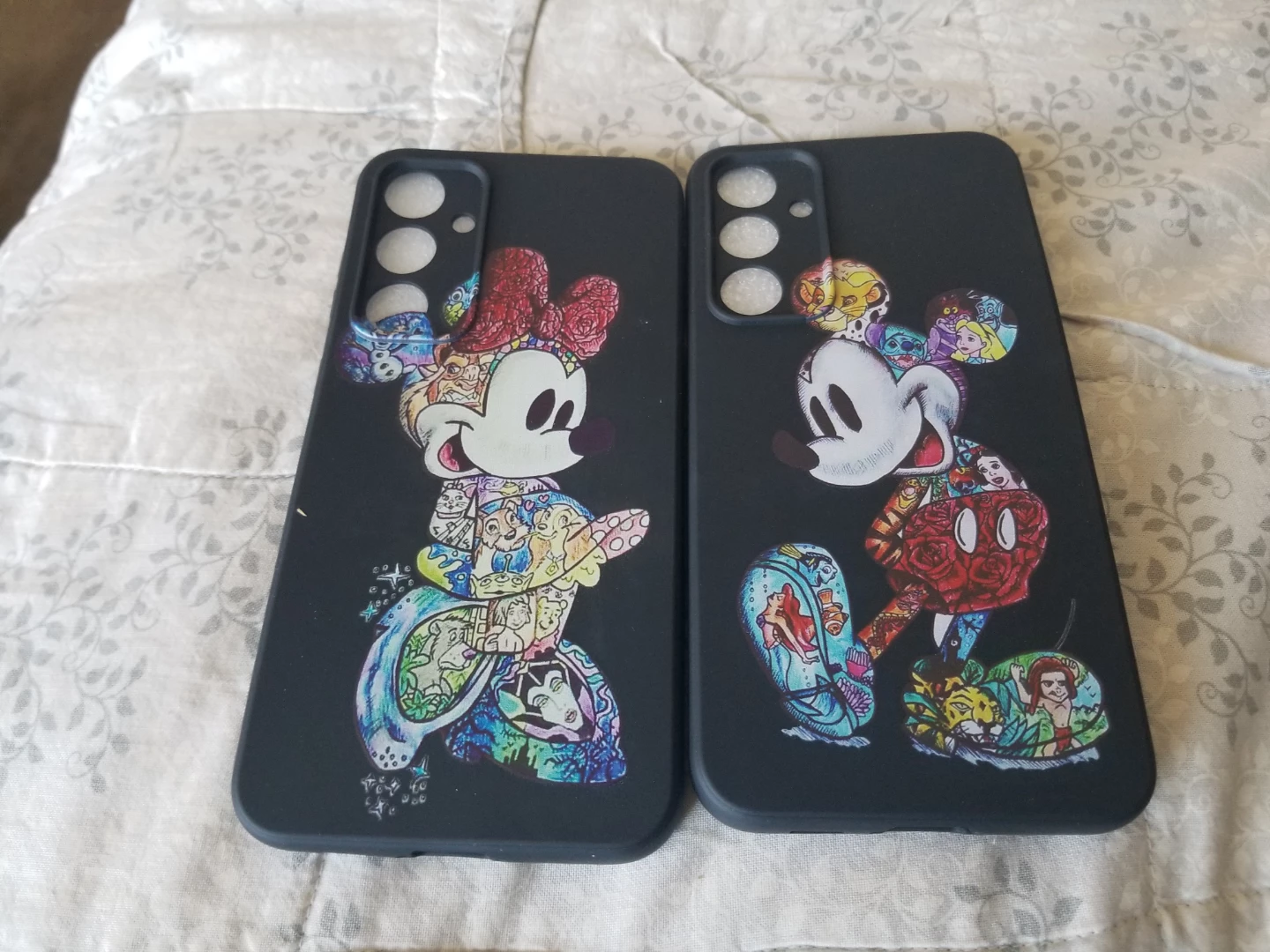 2 Disney Mickey & Minnie Mouse Phone Cases