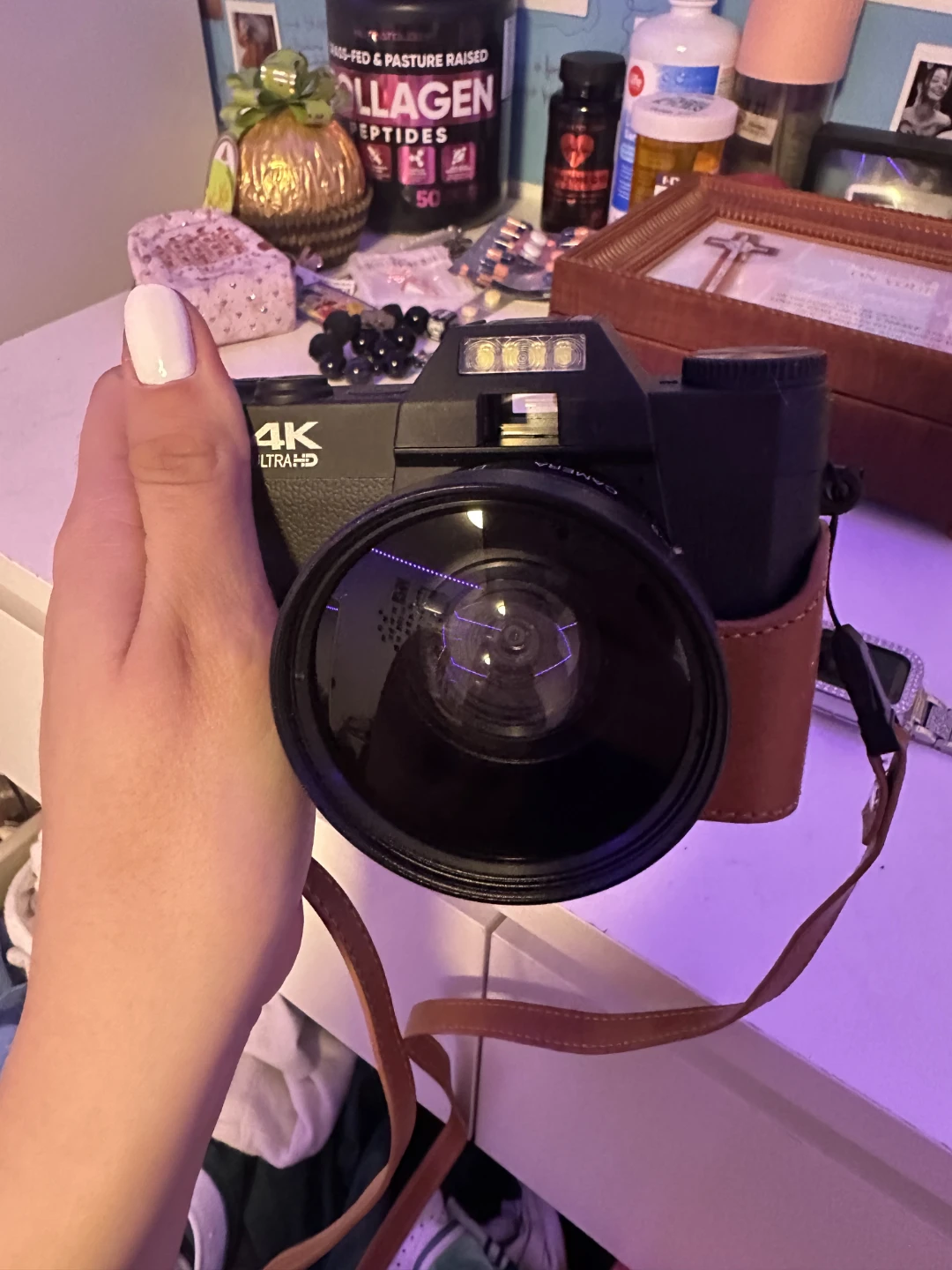 4K Ultra HD Digital Camera with Lens Cover