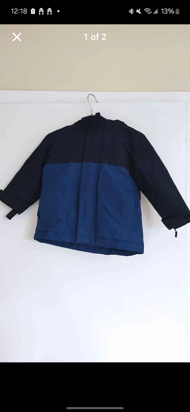 The Children's Place Jacket 18-24M Blue/Black