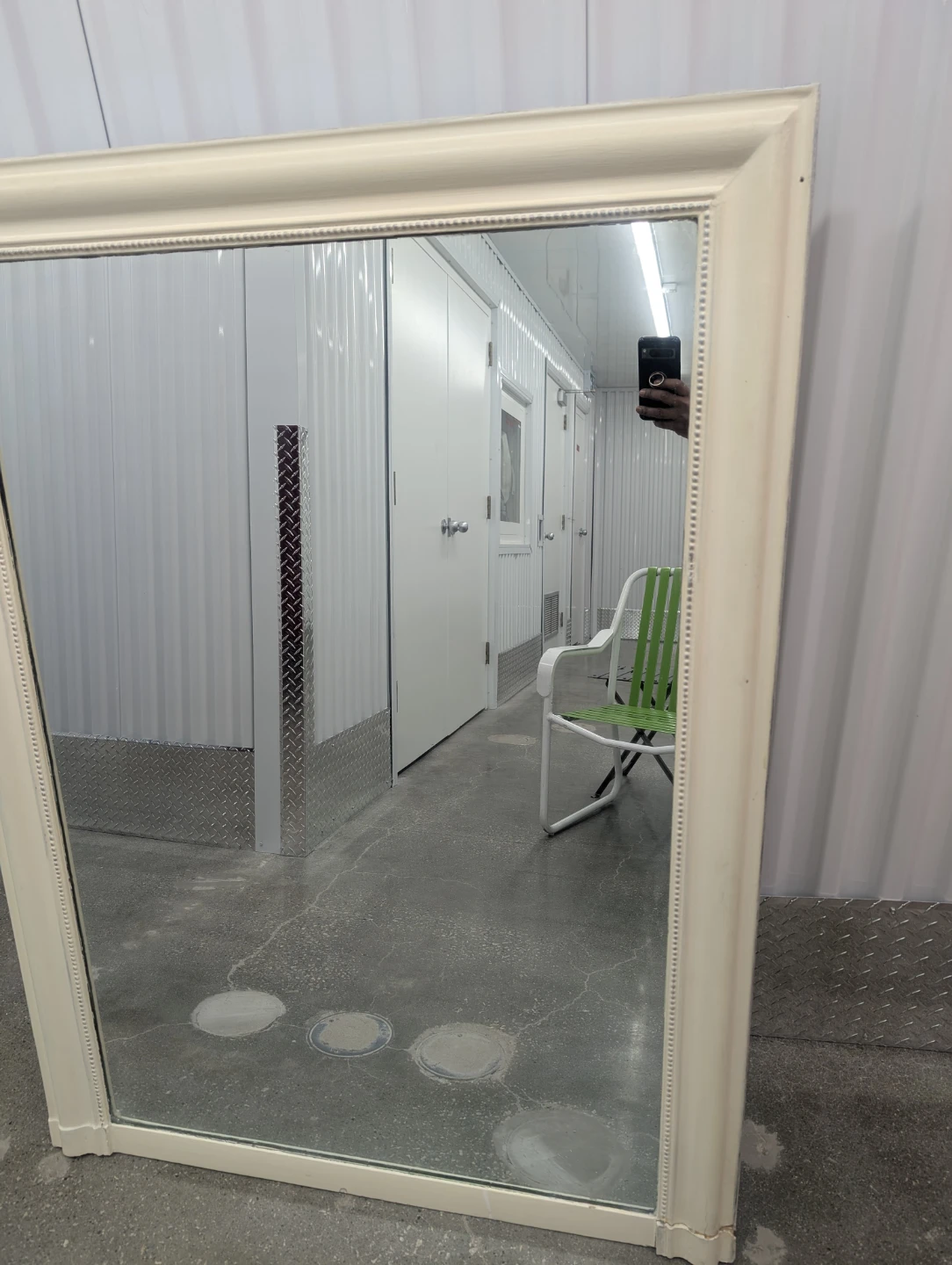 Cream Framed Mirror - photo 2