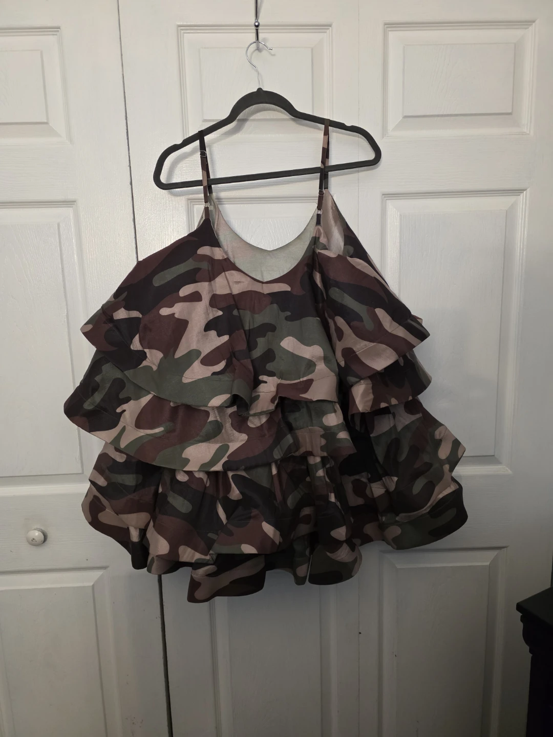 Camo Ruffle Mini Dress - photo 3