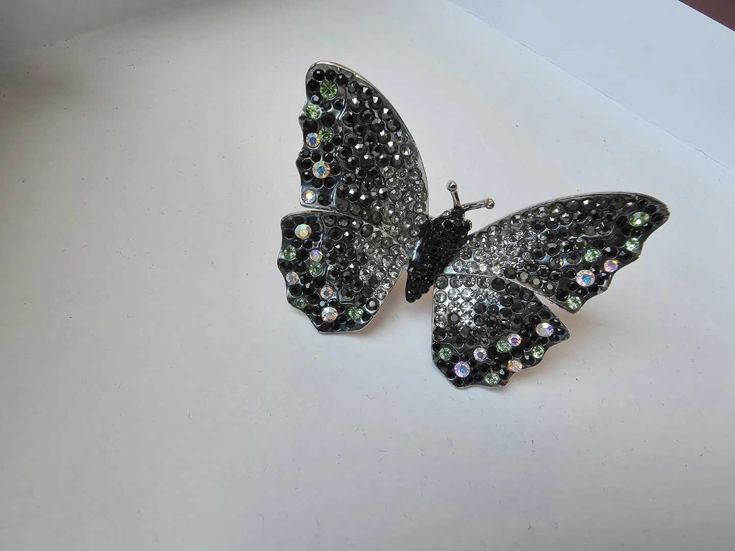 Rhinestone Butterfly Statement Ring - photo 4