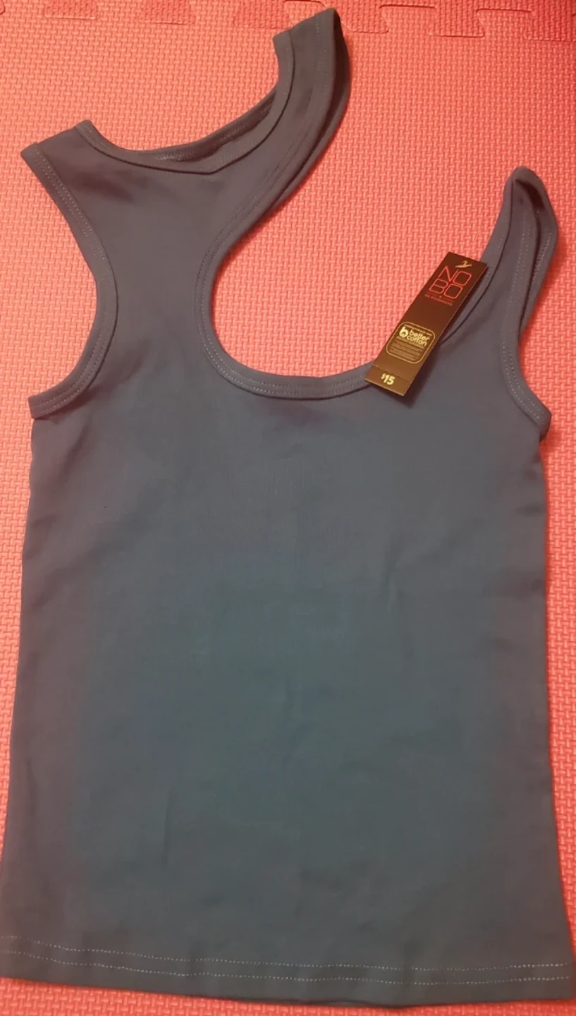 NO BOUNDARIES Blue Tank Top