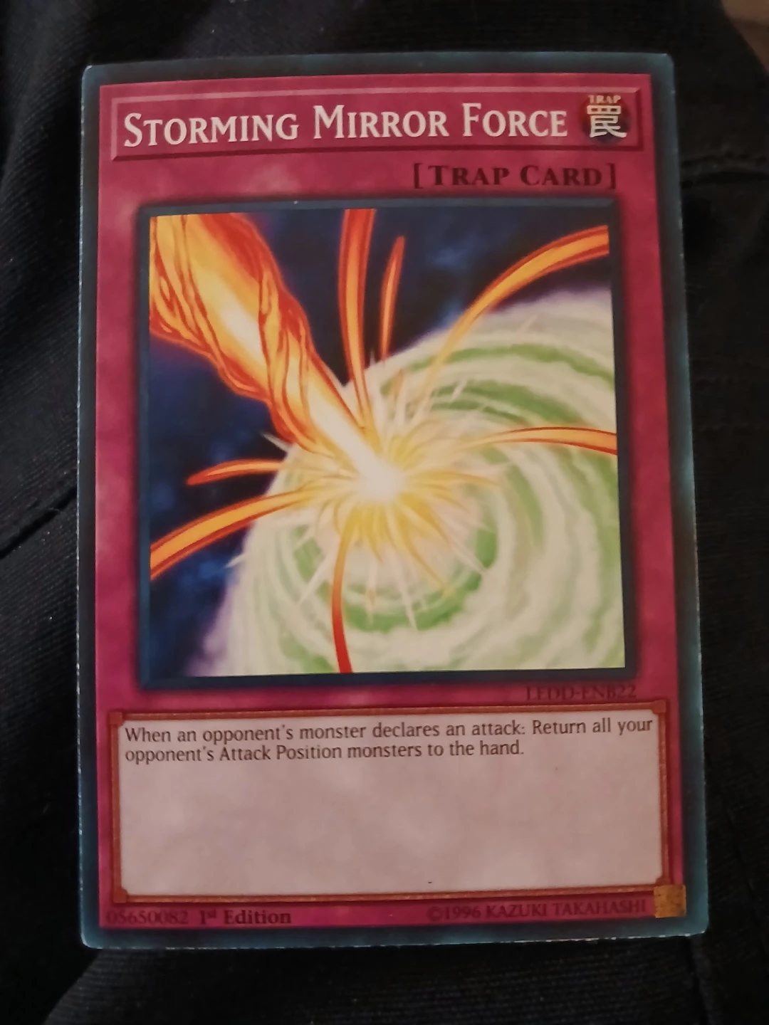 Yu-Gi-Oh! Storming Mirror Force TRAP CARD