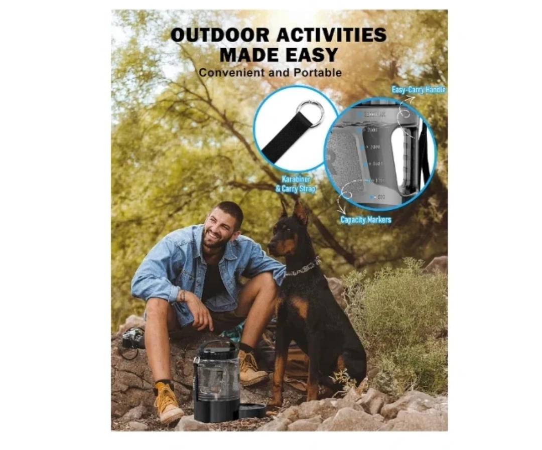 water dispenser black for dogs - photo 2