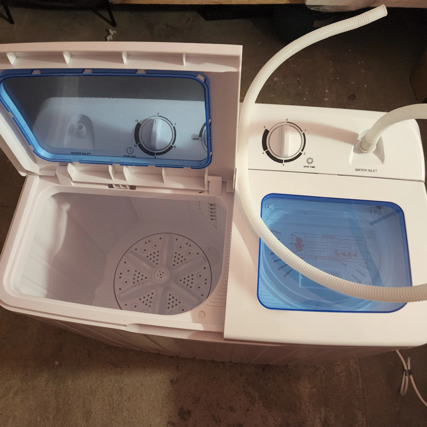Portable Twin Tub Washing Machine & Spinner - photo 3