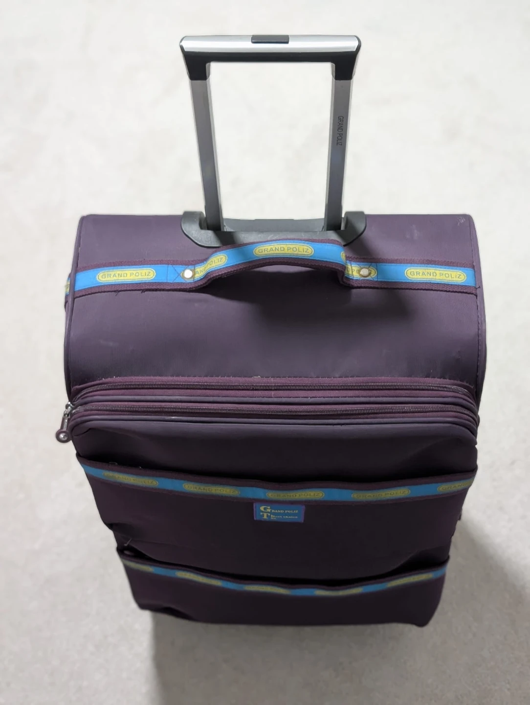 Grand Poliz Purple Luggage Suitcase