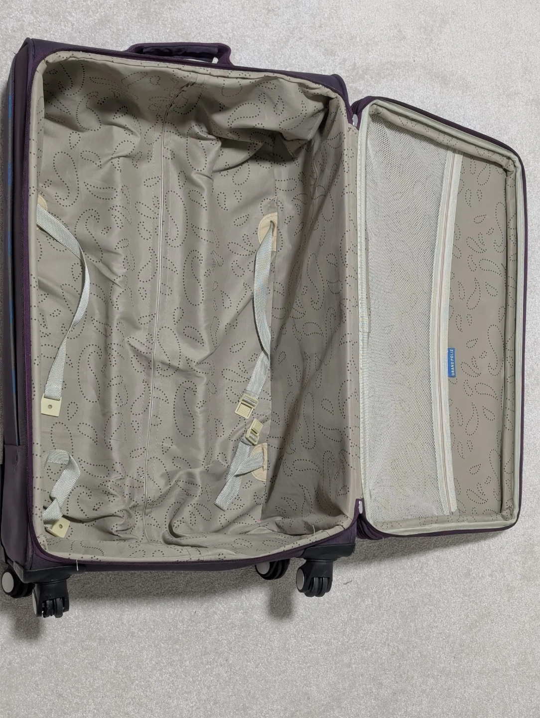 Grand Poliz Purple Luggage Suitcase - photo 2