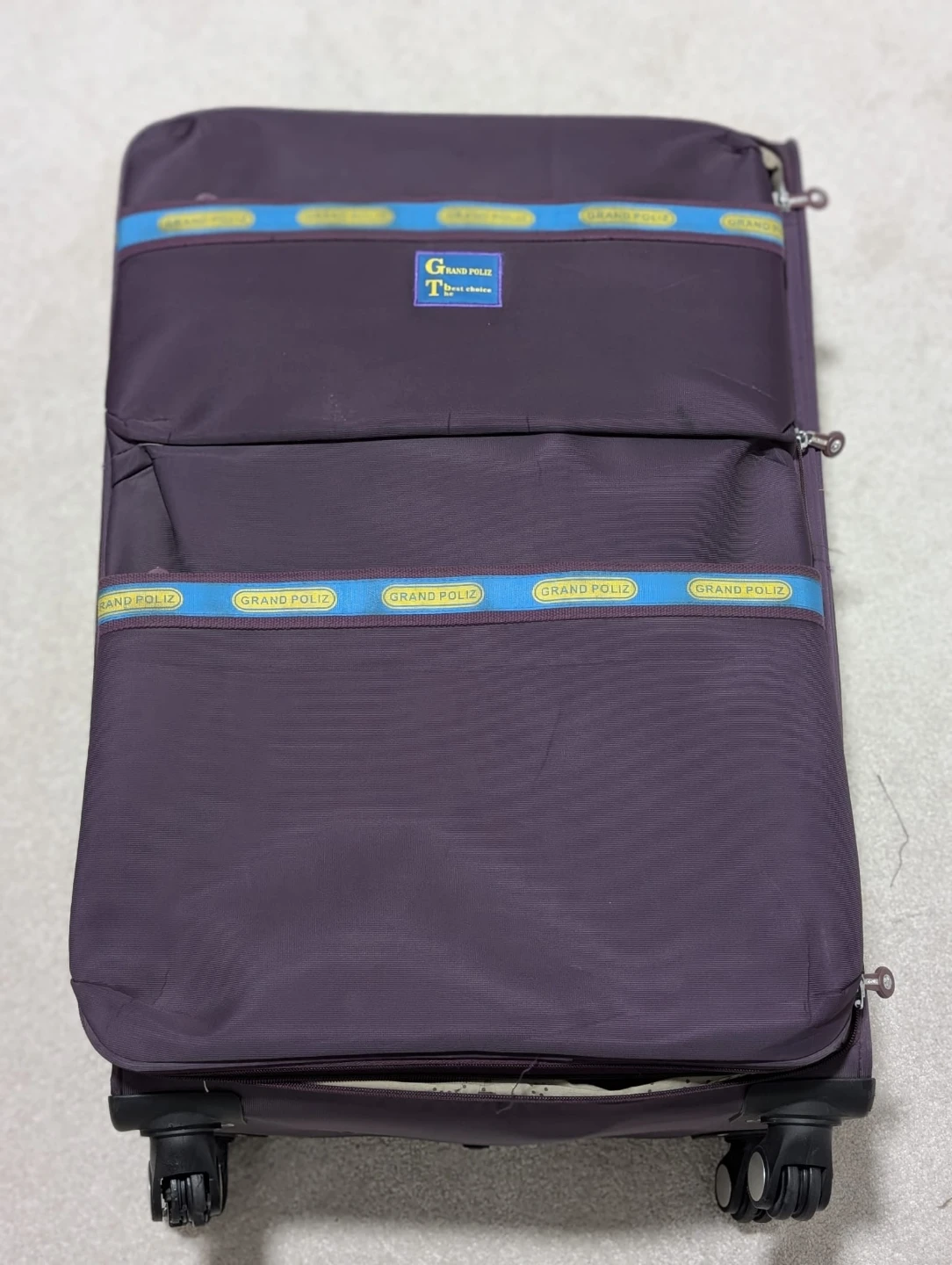 Grand Poliz Purple Luggage Suitcase - photo 3