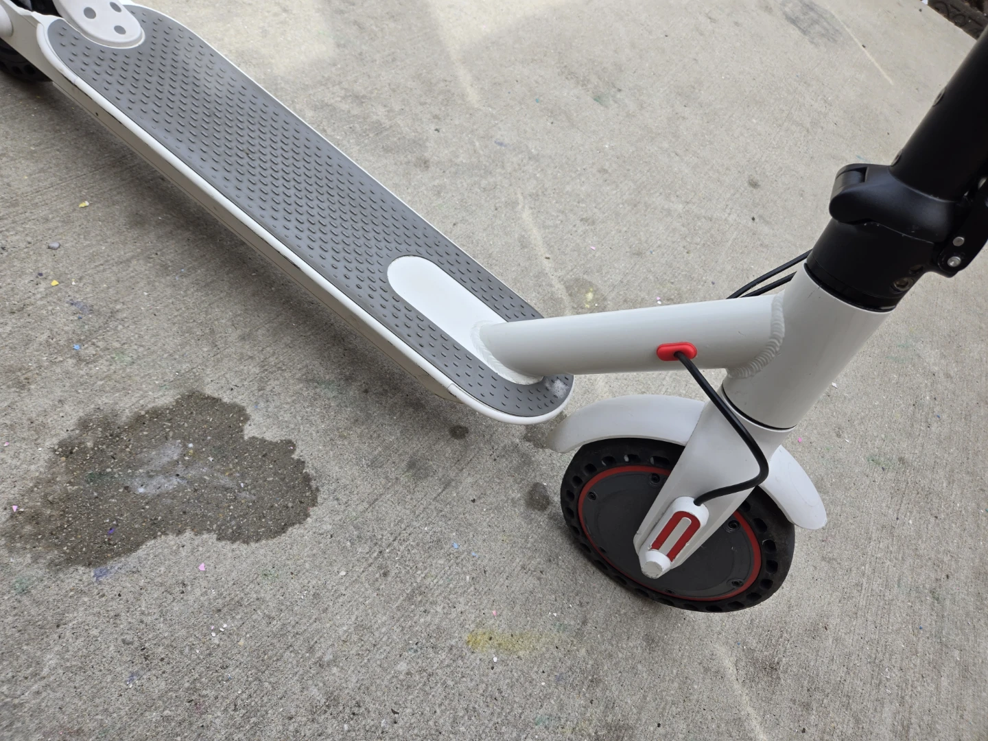 White Electric Scooter - photo 3