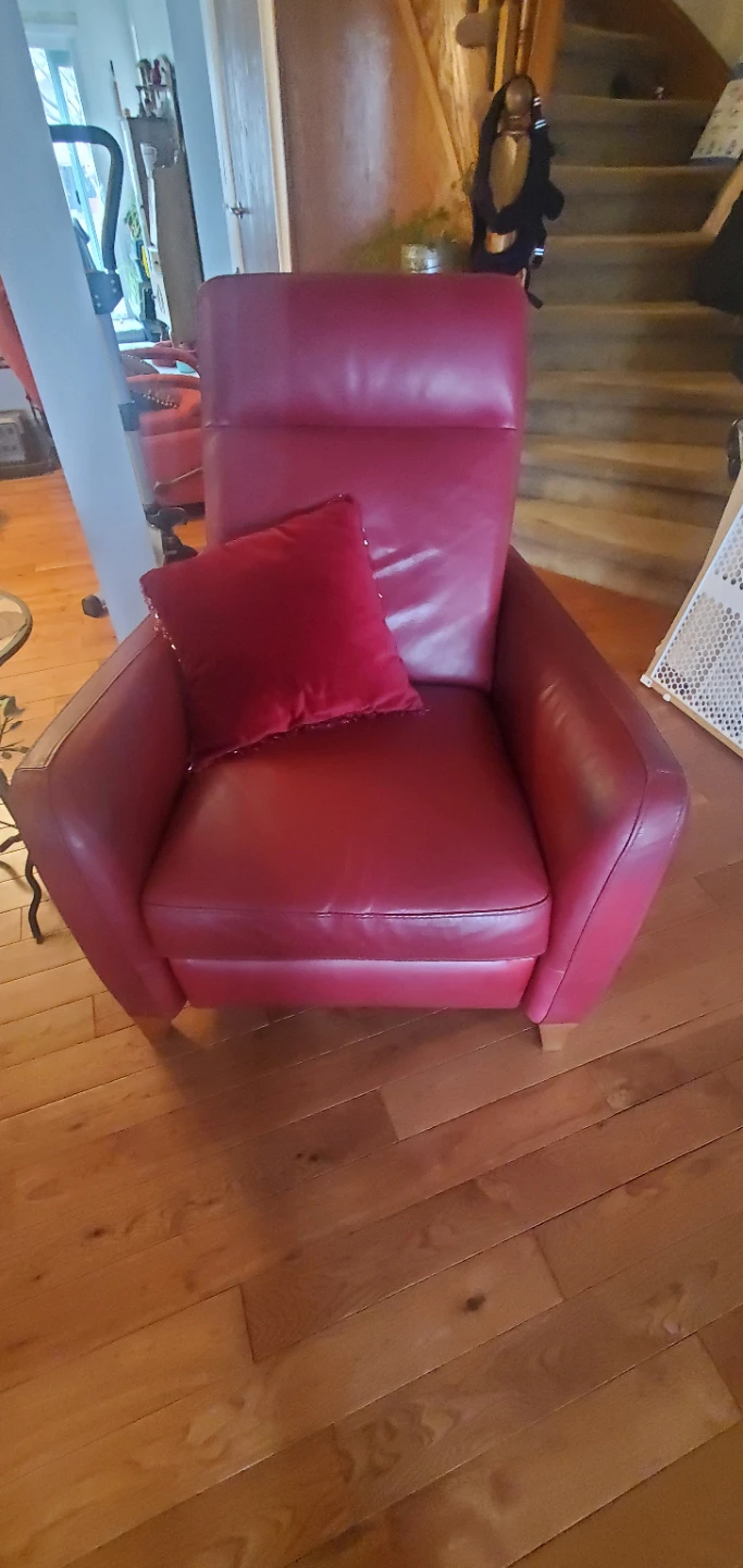 Natuzzi  Leather Recliner Chair - photo 5