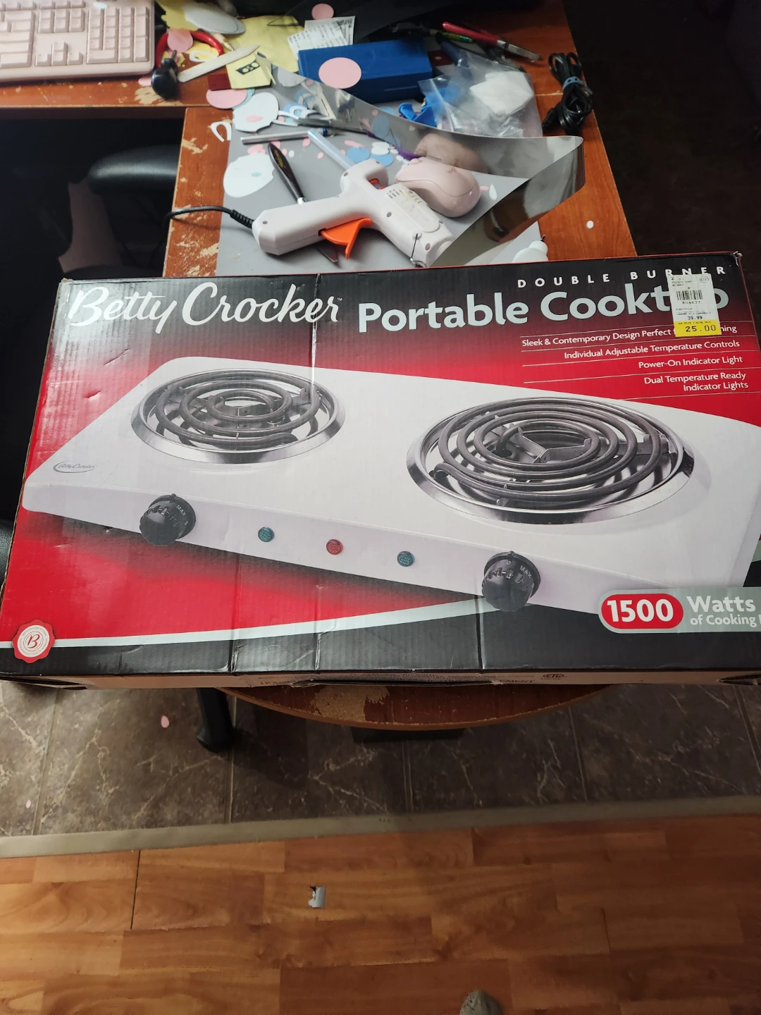 Betty Crocker Double Burner Portable Cooktop