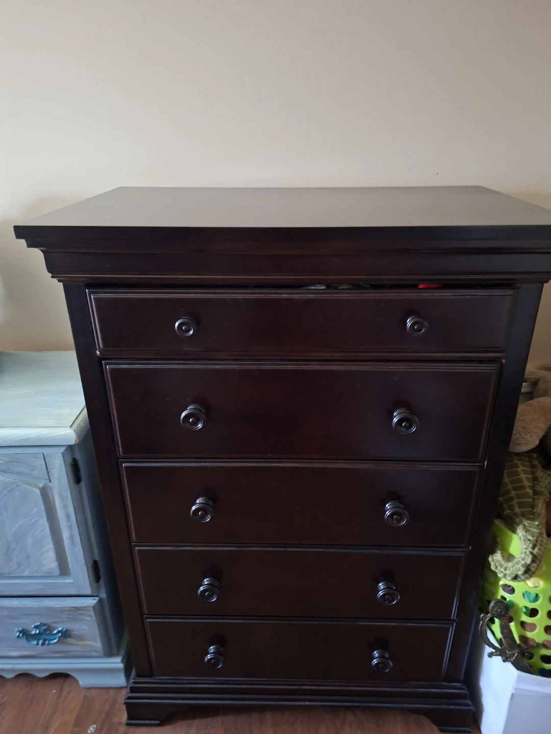 Dark Brown 6-Drawer Dresser - photo 2