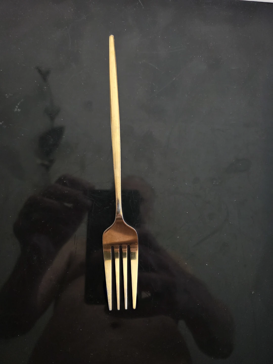 Gold Stainless Steel Cutlery Set 32 pieces - photo 5
