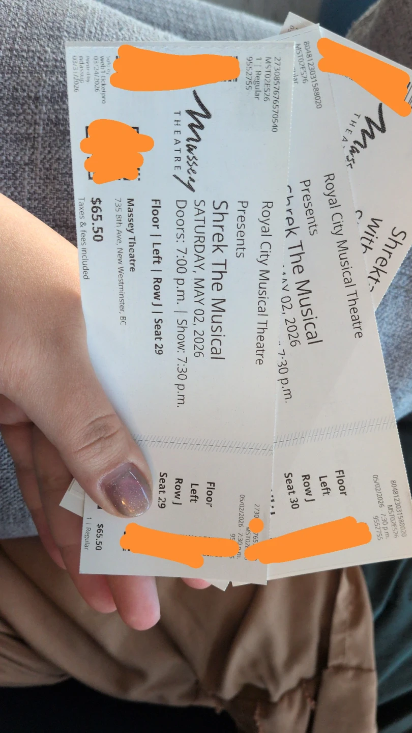 Shrek The Musical Tickets - May 2, 2026