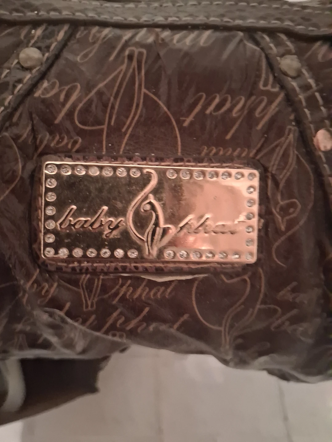 Baby Phat Brown Handbag with Gold Chain - photo 2