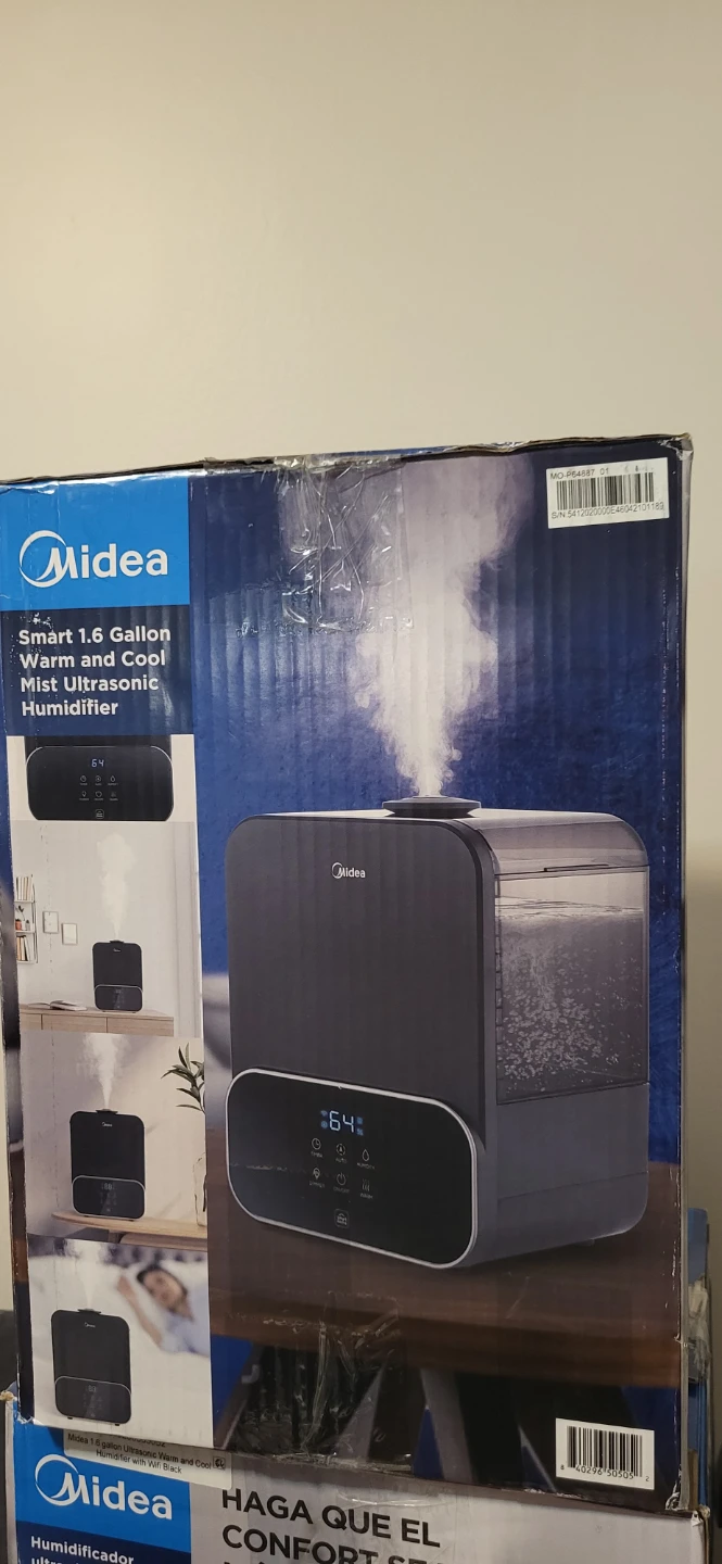 Midea Smart 1.6 Gallon Warm and Cool Mist Ultrasonic Humidifier - photo 2