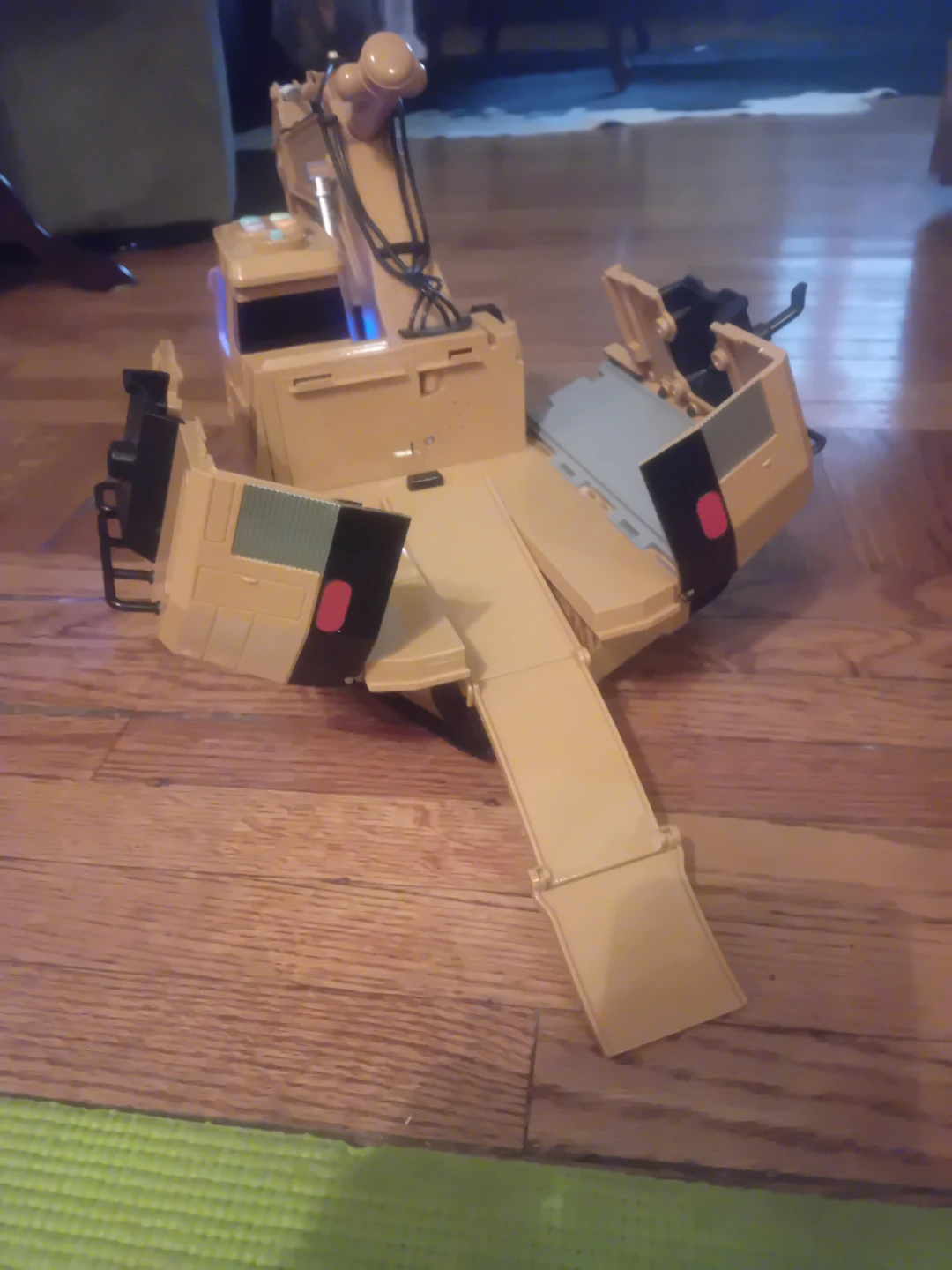 Yellow Remote Control Excavator Toy with Lights - photo 3