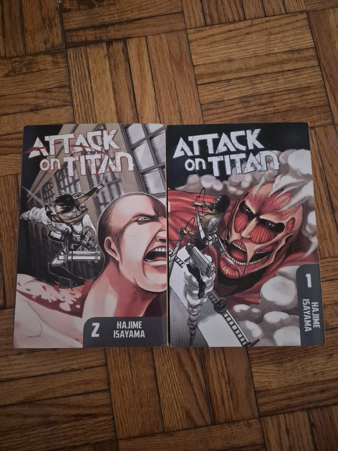 Attack on Titan Manga Volumes 1 & 2