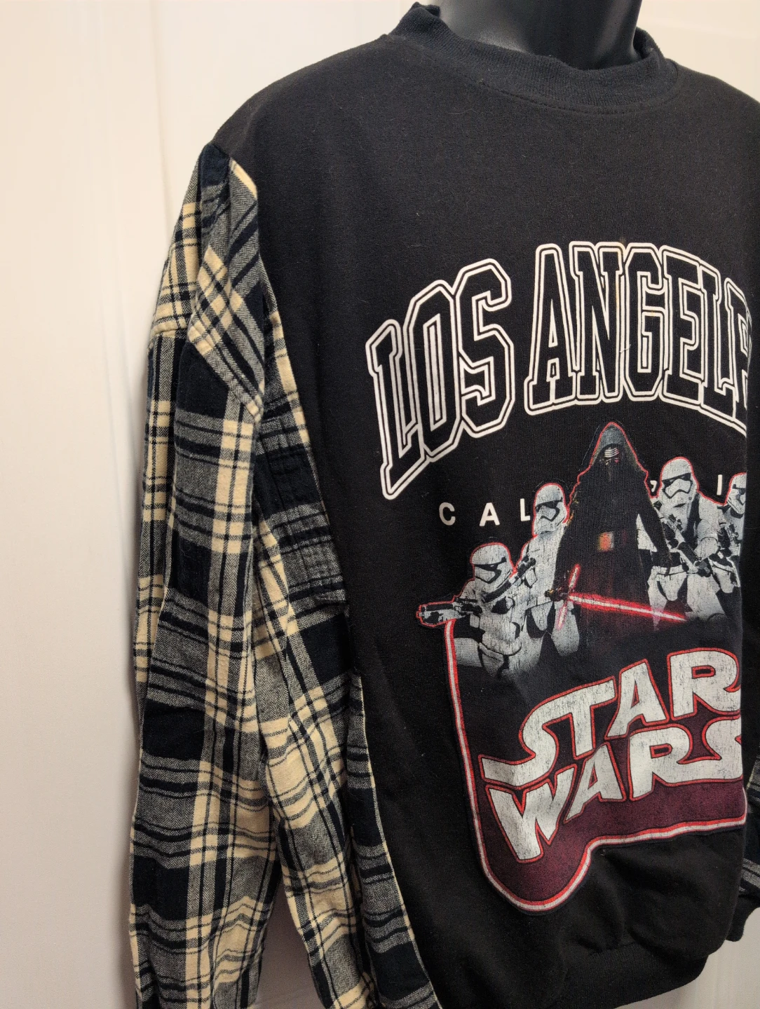 Star Wars Los Angeles Flannel Sleeve Sweatshirt - photo 3