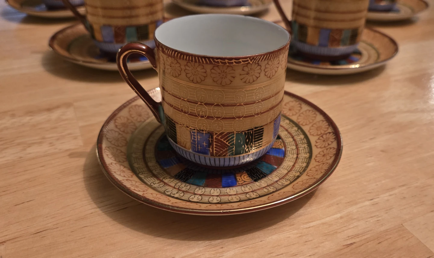 Hidden Geisha Tea Cups and Coasters - photo 3