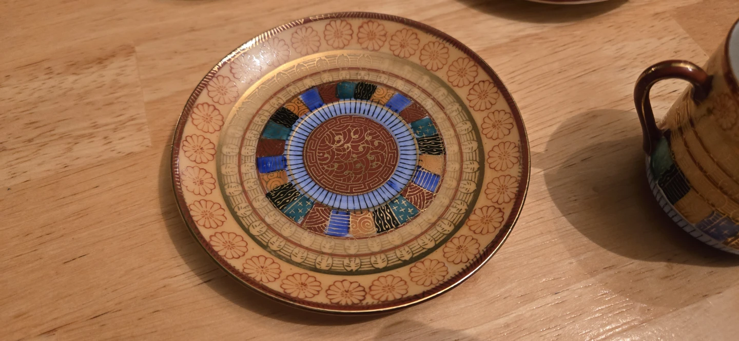 Hidden Geisha Tea Cups and Coasters - photo 4