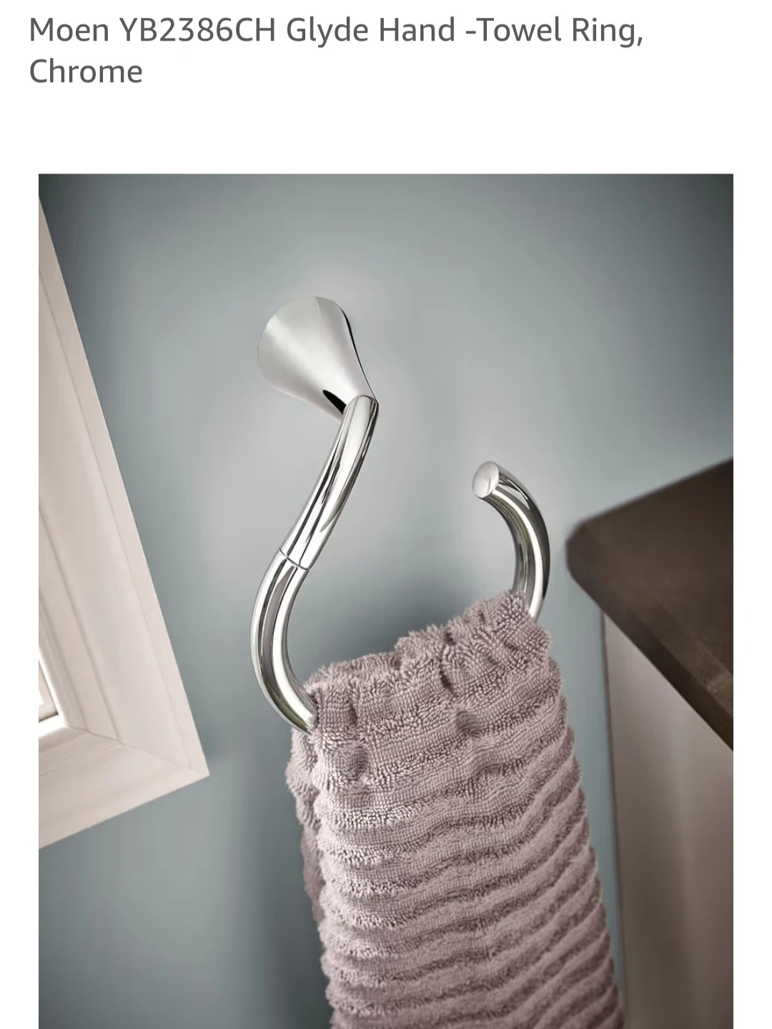 Moen Glyde Hand Towel Ring - photo 2