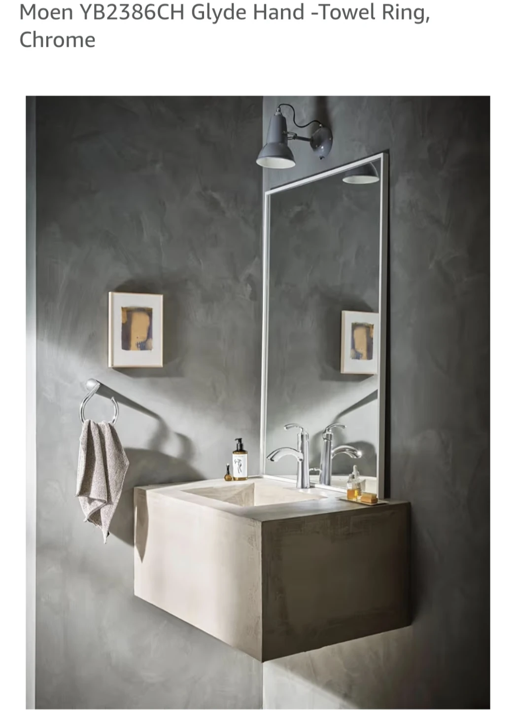 Moen Glyde Hand Towel Ring - photo 3