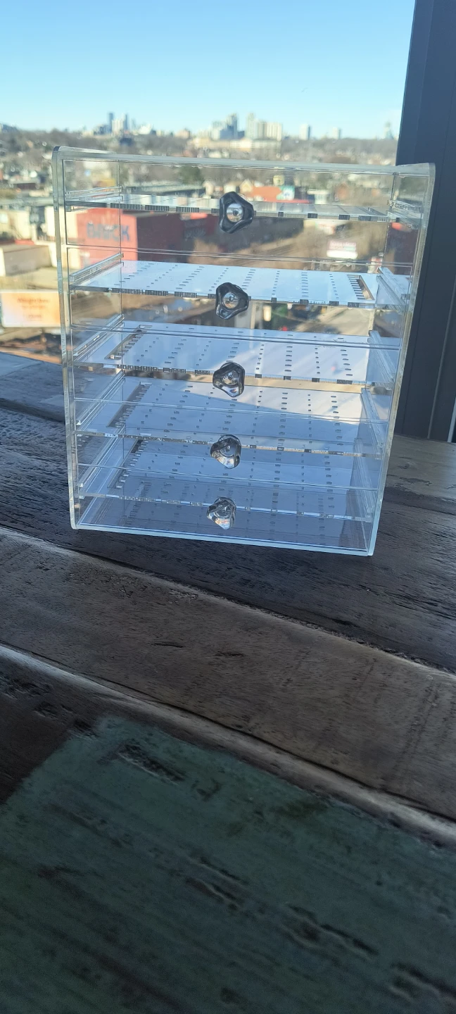 Clear Acrylic 5-Drawer Organizer