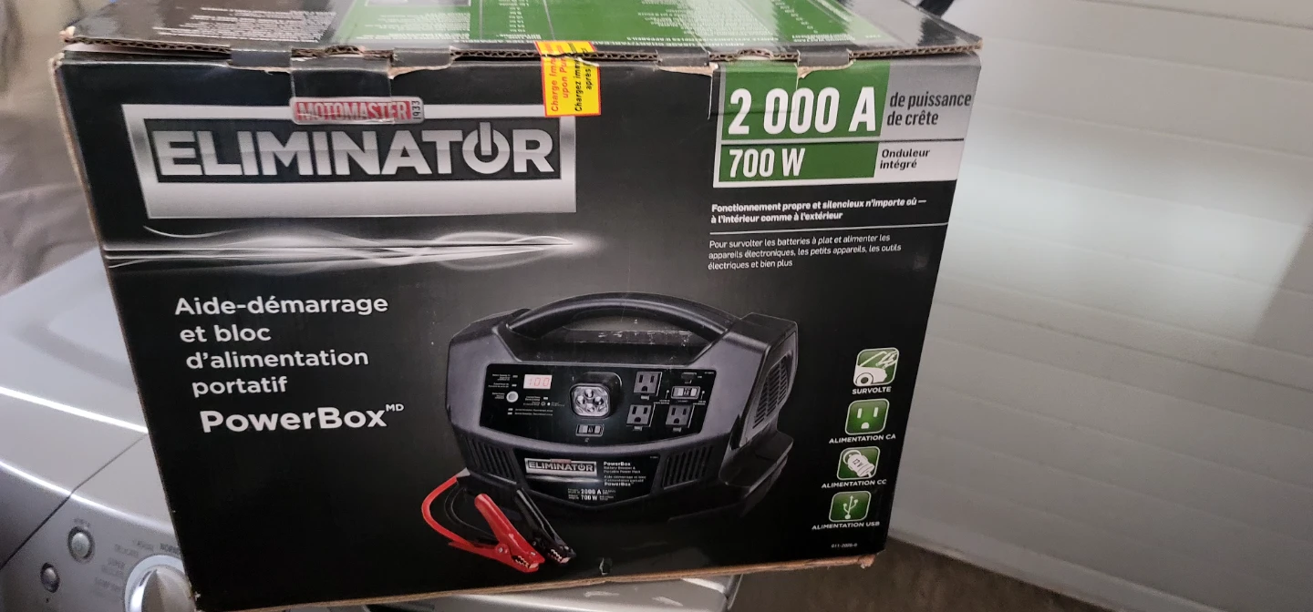 Motomaster Eliminator PowerBox Jump Starter - photo 2