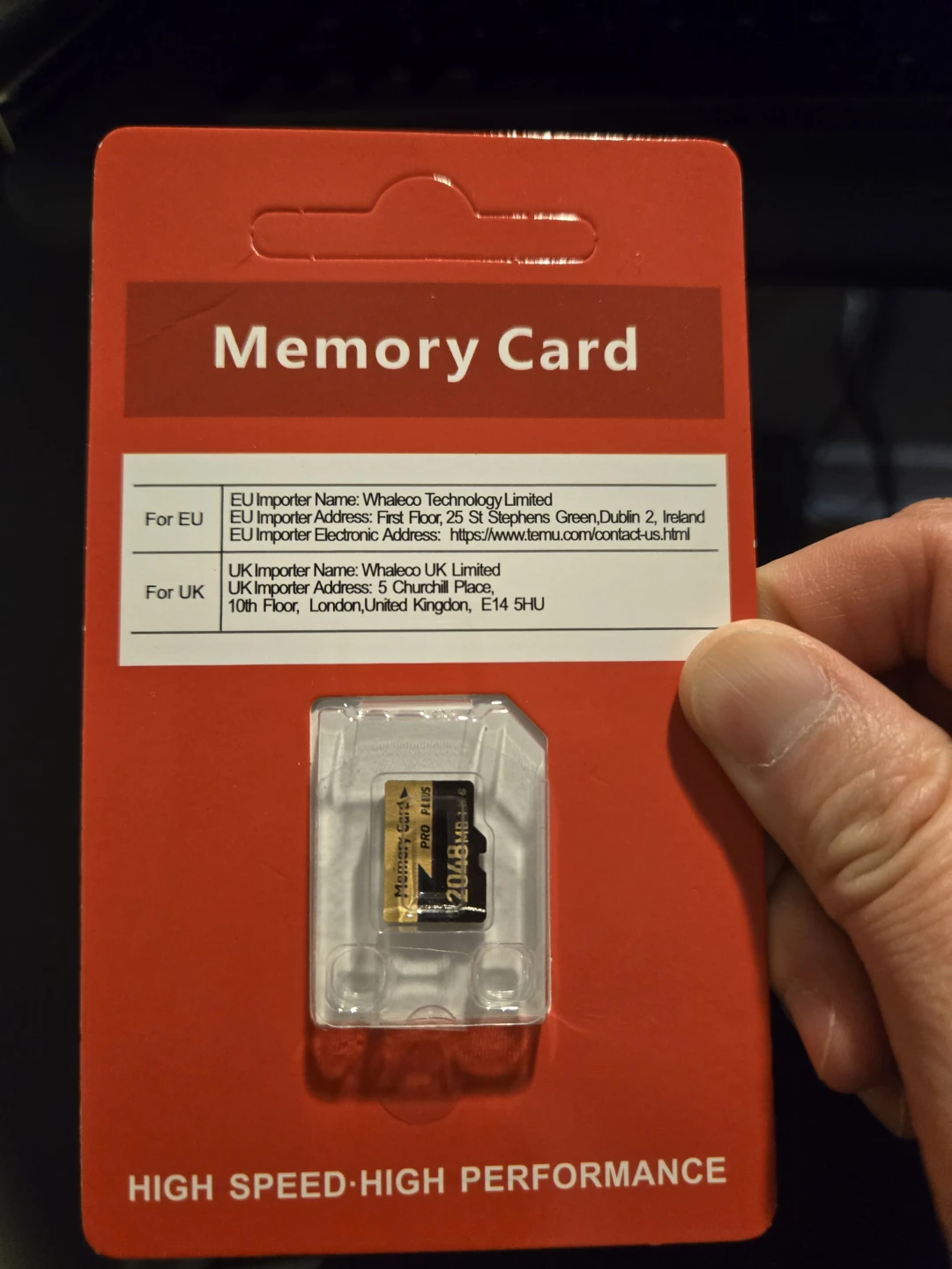 PRO PLUS Memory Card 2048MB